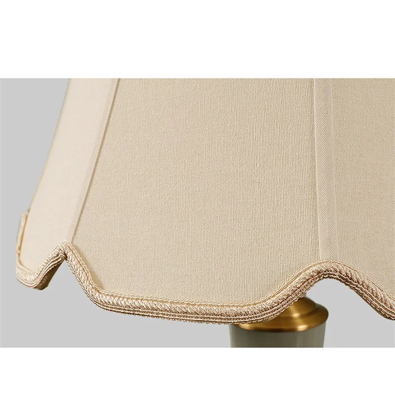 Ceramic Table Lamps Brass Modern Luxury Fabric