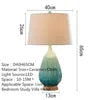 American High-end Ceramic Table Lamp