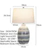 American High-end Ceramic Table Lamp