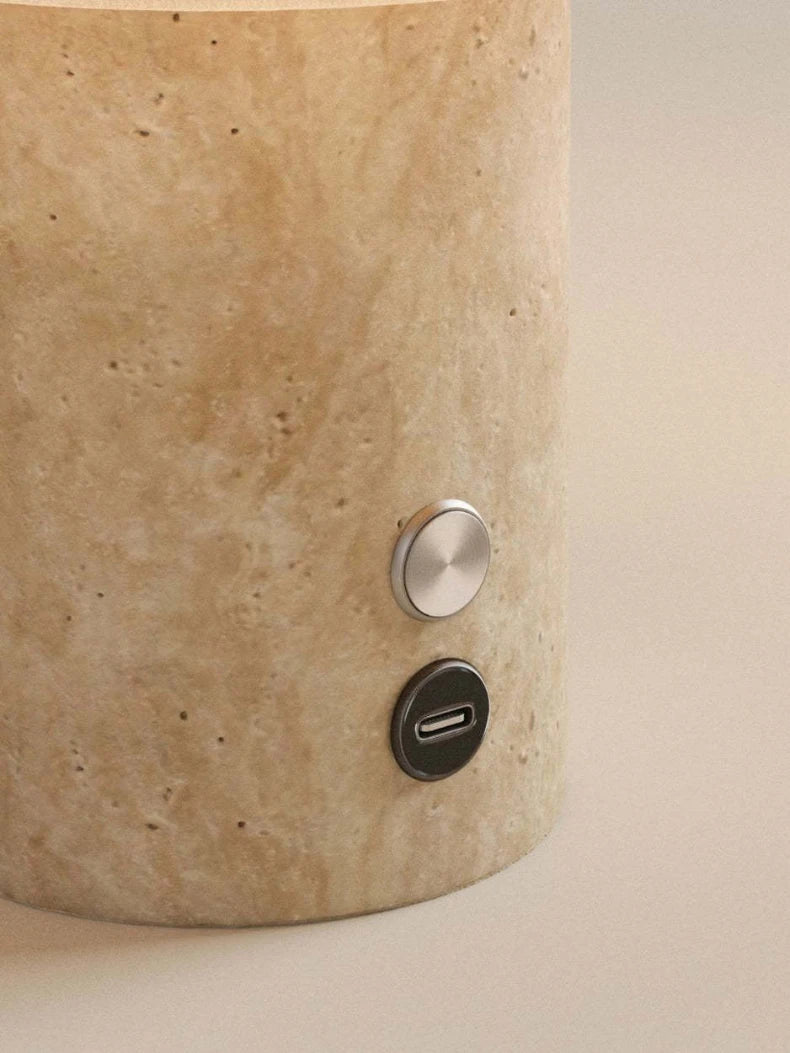 Nordic Marble Cloth High-end LED Decoration Table Lamp