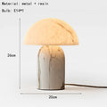 Nordic Modern Table Lamp Metal & Resin Marble Pattern