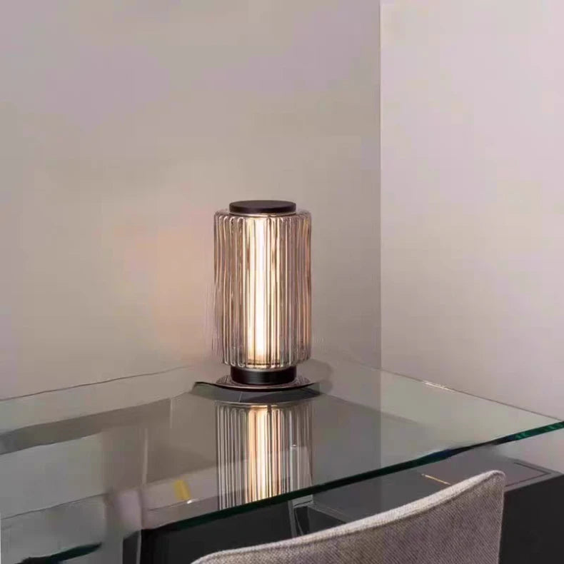 European Aluminum Glass Luxury Art LED Decoration Floor Lamp