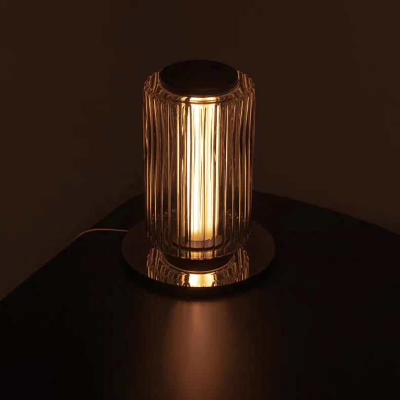 European Aluminum Glass Luxury Art LED Decoration Floor Lamp