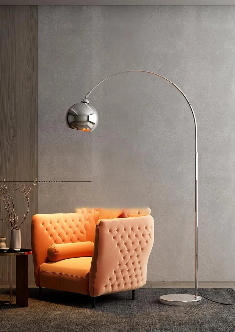 Modern Luxury Art High-end Stainless Steel LED Decoration Floor Lamp