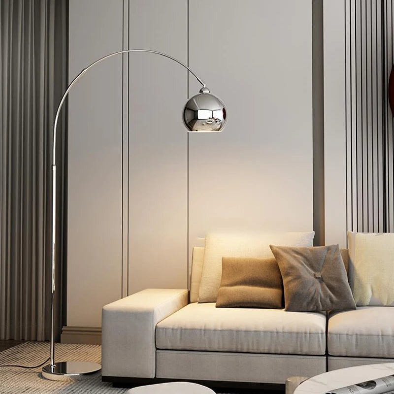 Modern Luxury Art High-end Stainless Steel LED Decoration Floor Lamp