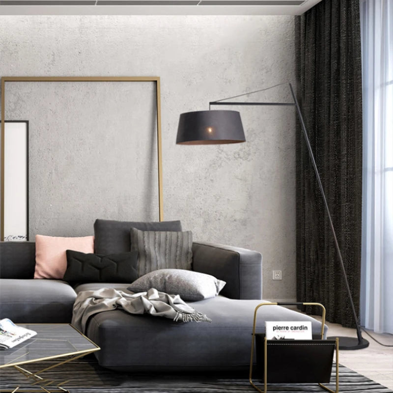 Creative Fashion Art High-end Iron Cloth LED Decoration Floor Lamp