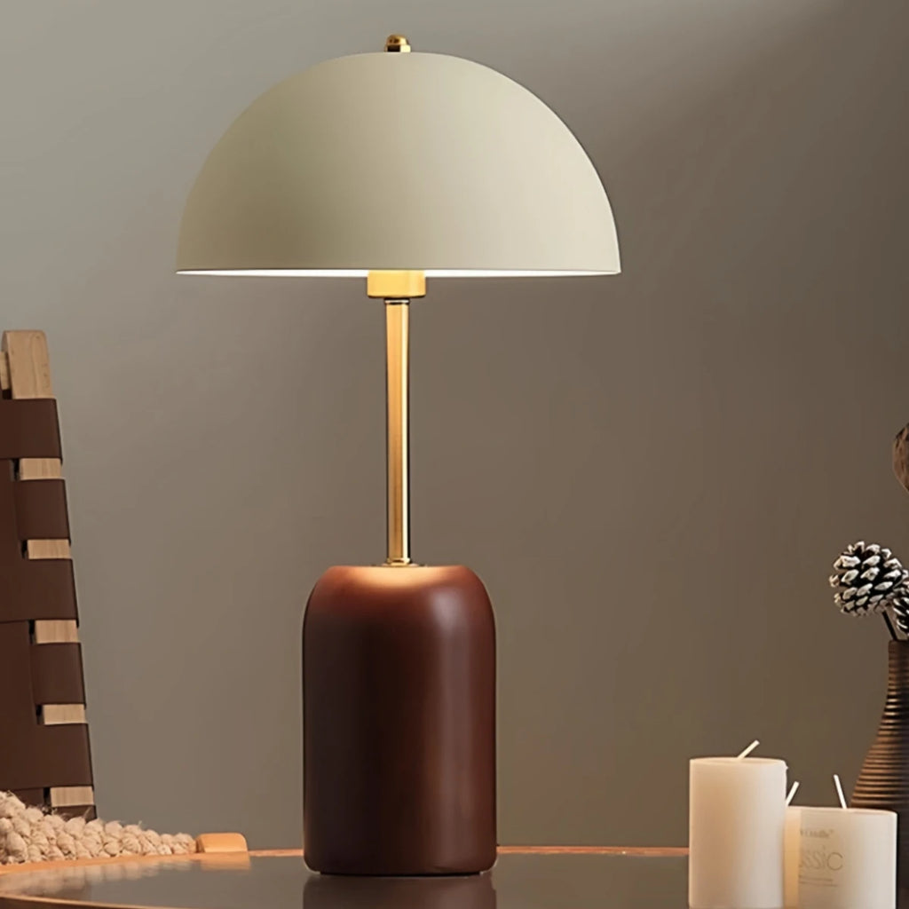 French Medieval Vintage Solid Wood Table Lamp LED