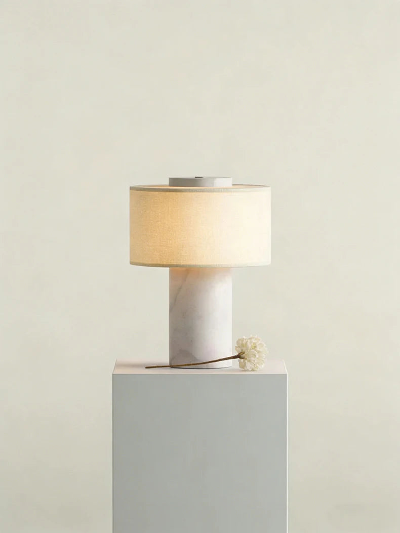Nordic Marble Cloth High-end LED Decoration Table Lamp