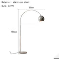 Modern Luxury Art High-end Stainless Steel LED Decoration Floor Lamp