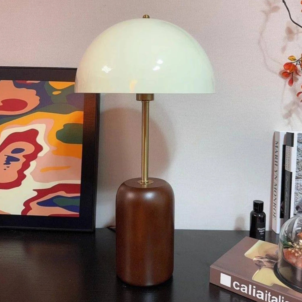 French Medieval Vintage Solid Wood Table Lamp LED