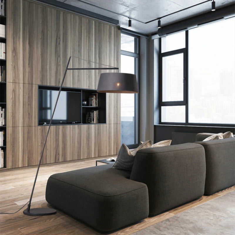 Creative Fashion Art High-end Iron Cloth LED Decoration Floor Lamp
