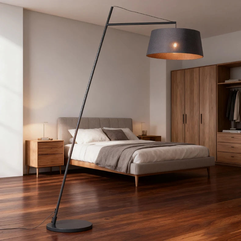 Creative Fashion Art High-end Iron Cloth LED Decoration Floor Lamp
