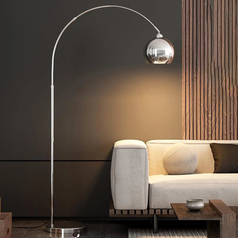 Modern Luxury Art High-end Stainless Steel LED Decoration Floor Lamp